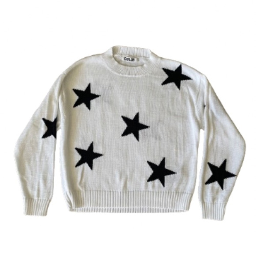 CHRLDR White Star Sweater Women’s Size XSmall